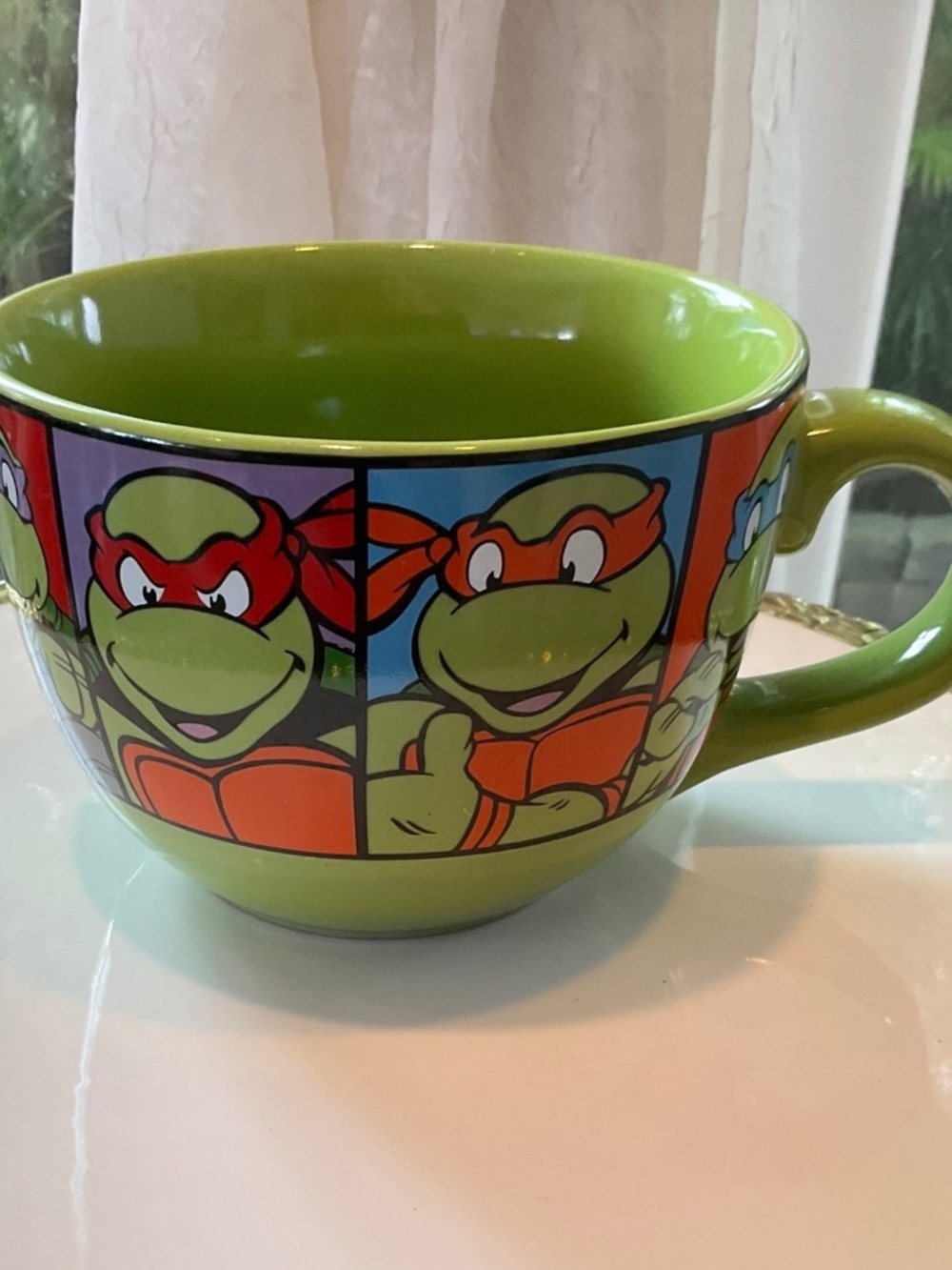 Large Green Ninja Turtles Mug/Bowl 2013